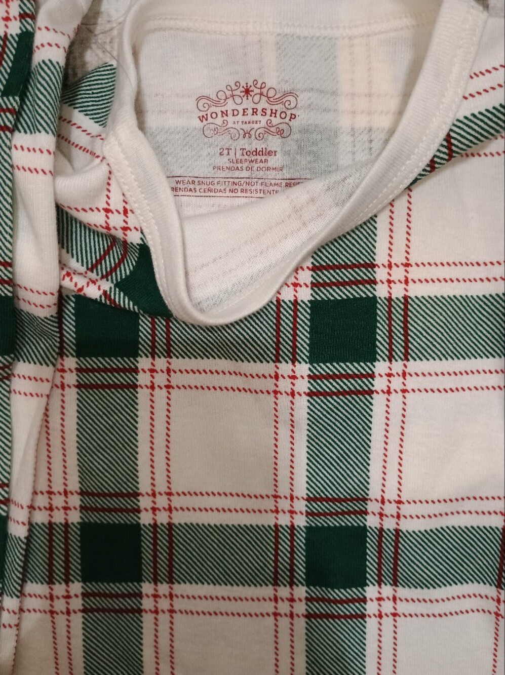 NWT Christmas PJ Set, 2T - Picture 5 of 5